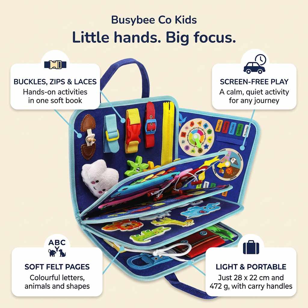 BusyBee Montessori Busy Board